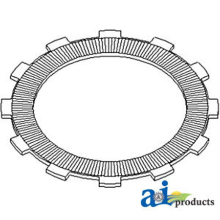 A & I PRODUCTS Plate, PTO Clutch 6" x6" x0.2" A-105650A
